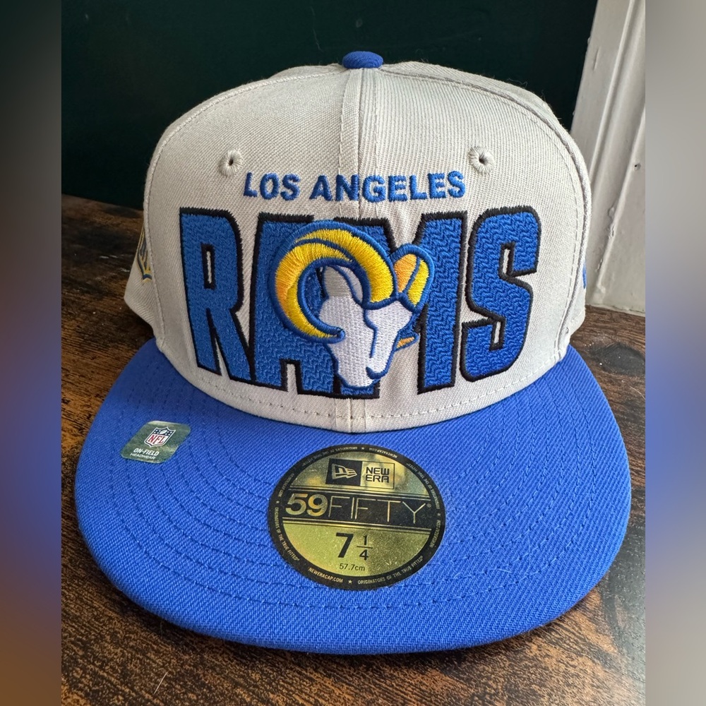 New Era Rams Blue and Gray Snapback